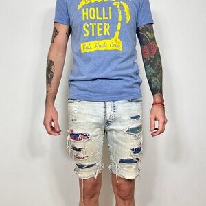 *American Eagle Airflex Distressed Jean Shorts